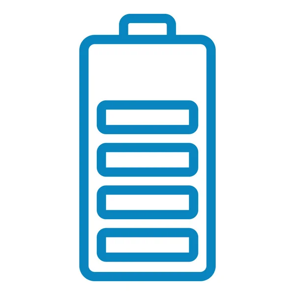 Batterie Web Symbol Einfache Illustration — Stockvektor