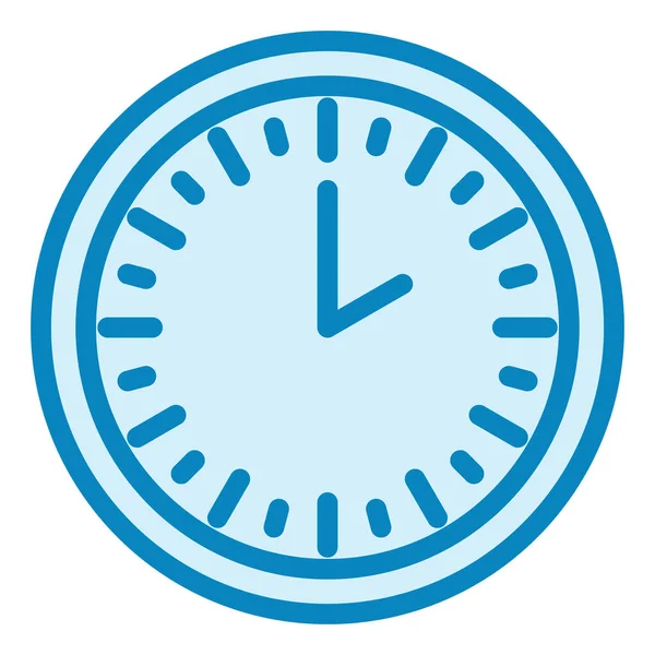 Horloge Icône Web Illustration Simple — Image vectorielle