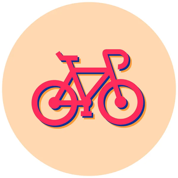 Bicycle Web Icon Simple Illustration — Stock Vector