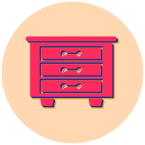 家具だ Webアイコンシンプルなイラスト — ストックベクタ