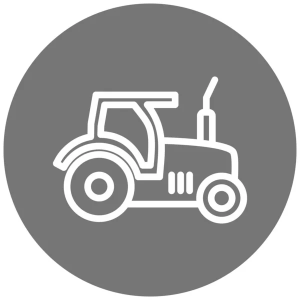 Traktorsymbol Vektorillustration — Stockvektor