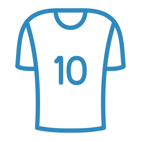 Voetbal Jersey Icoon Vector Illustratie — Stockvector