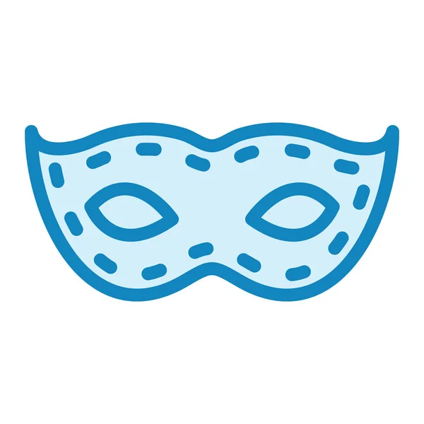 Ojo Máscara Icono Vector Ilustración Diseño — Vector de stock
