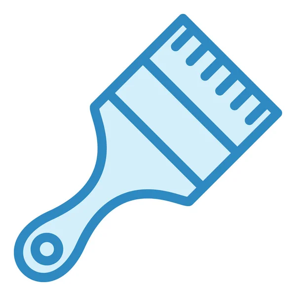 Paint Brush Modern Icon Vector Illustration — Stok Vektör