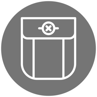 Modern b 'nin vektör illüstrasyonu eksik simgesi