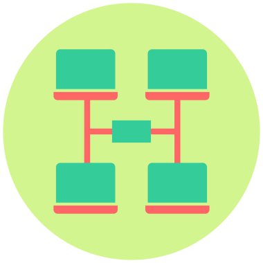 küresel ağ. Basit resimleme