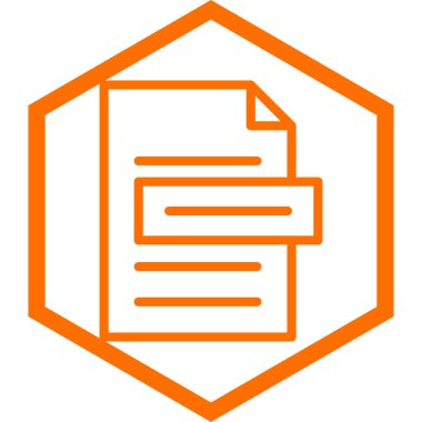 dosya biçimi simgesi, vektör illüstrasyonu