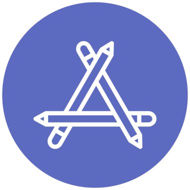 Bir okul simgesinin vektör illüstrasyonu