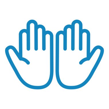 el simgesi vektör illüstrasyonu