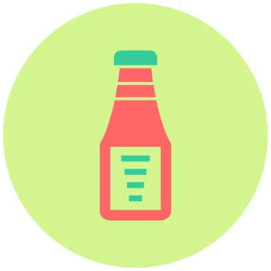 Ketçap şişesi. Basit tasarım