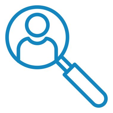 Arama simgesi vektör illüstrasyonu