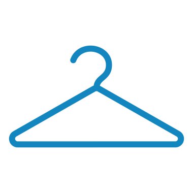 Askı. Web simgesi basit illüstrasyon