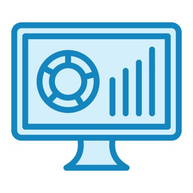 Gösterge paneli ikon vektör illüstrasyonu