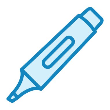 Vurgulama simgesi vektör illüstrasyonu