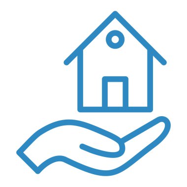 ev vektörü simgesi modern basit illüstrasyon