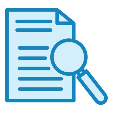 Arama simgesi vektör illüstrasyonu