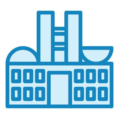 Brezilya Kongresi modern ikon vektör illüstrasyonu  