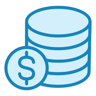 Para için. Web simgesi basit tasarım