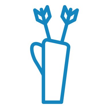 Dondurma ikonu. Web için bitki vektör simgelerinin özet çizimi