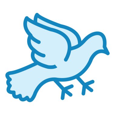 Dove modern simge vektör illüstrasyonu