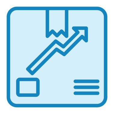 Trend Ürün simgesinin vektör illüstrasyonu