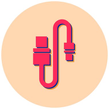 Mıknatıs Web simgesi basit illüstrasyon