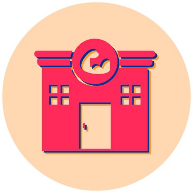 Ev. Web simgesi basit illüstrasyon