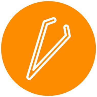 Kalem. Web simgesi basit illüstrasyon