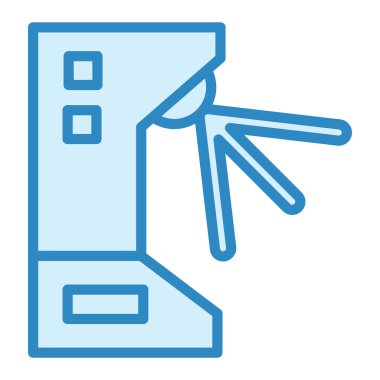 Turnike modern simge vektör illüstrasyonu 