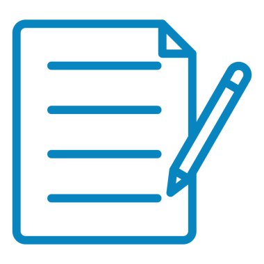 Belge. Web simgesi basit illüstrasyon