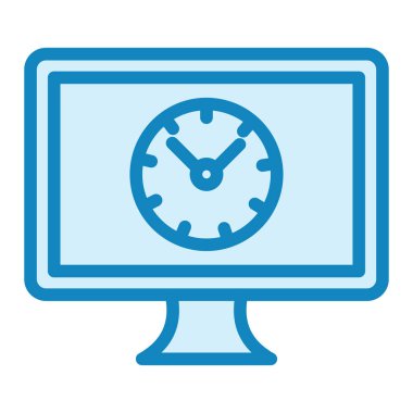 Geçmiş simge vektör illüstrasyonu