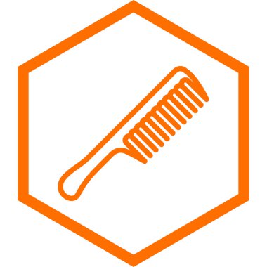 tarak simgesi. vektör illüstrasyonu