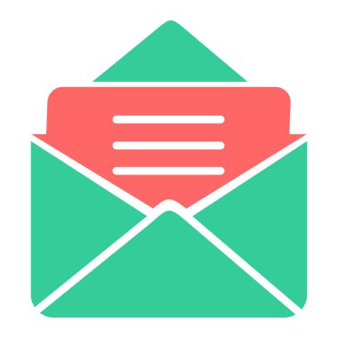 Zarf postası. Web simgesi