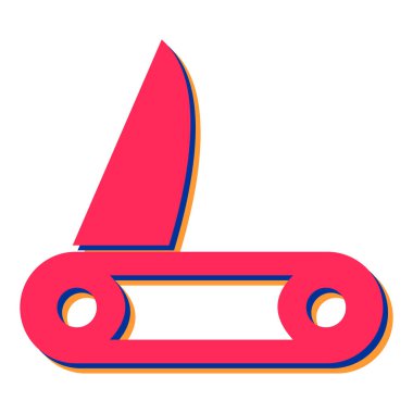 Modern bıçağın vektör çizimi 