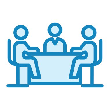 toplantı simgesi çizimi