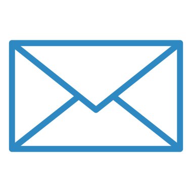 Mektup. Web simgesi basit illüstrasyon