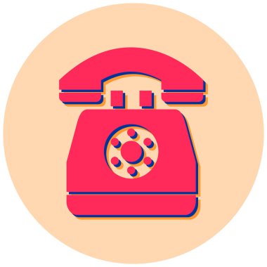 Telefon. Web simgesi basit tasarım