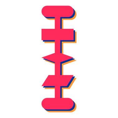 Modern b 'nin vektör illüstrasyonu eksik simgesi