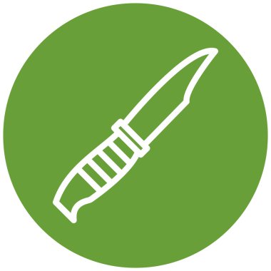 bıçak simgesi modada izole edilmiş arkaplan