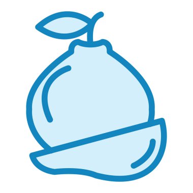 Quince simge vektör illüstrasyonu 