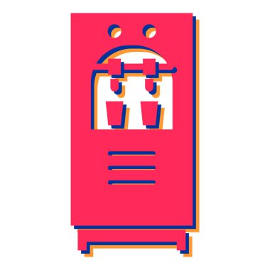 Modern b 'nin vektör illüstrasyonu eksik simgesi