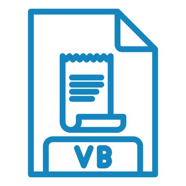 dosya biçimi simgesi, vektör illüstrasyonu