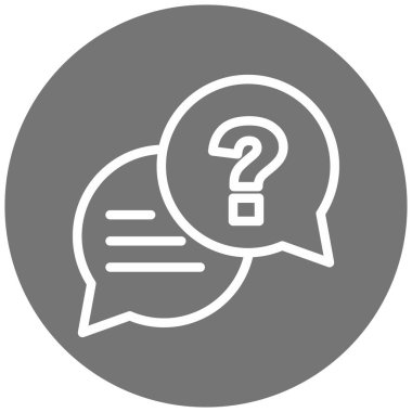 Soru işareti. Basit tasarım