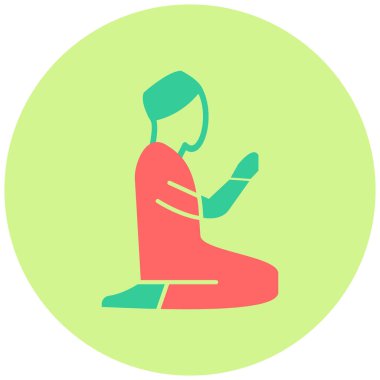 Salah. Web simgesi basit illüstrasyon