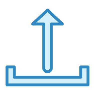 Yükle. Web simgesi basit illüstrasyon