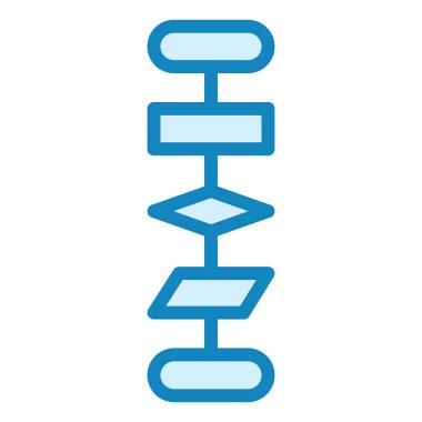 Algoritma. Web simgesi basit illüstrasyon