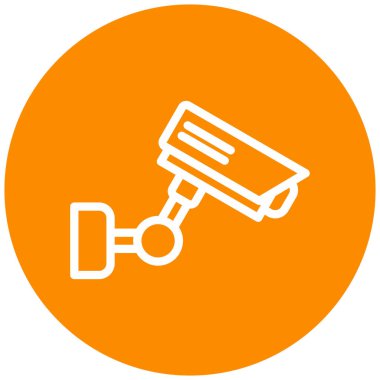 Güvenlik kamerası. Basit resimleme