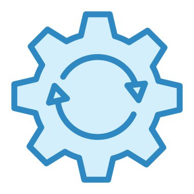 Teçhizat Web simgesi basit illüstrasyon