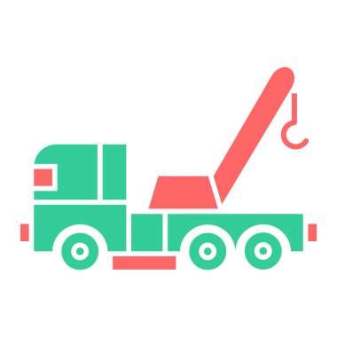 Bir kamyonun vektör çizimi