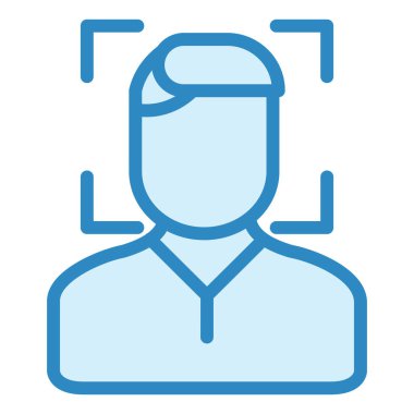 avatar. Web simgesi basit illüstrasyon